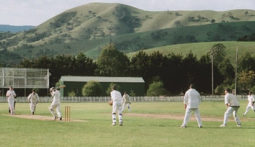 In the field against Kew Cricket Club.